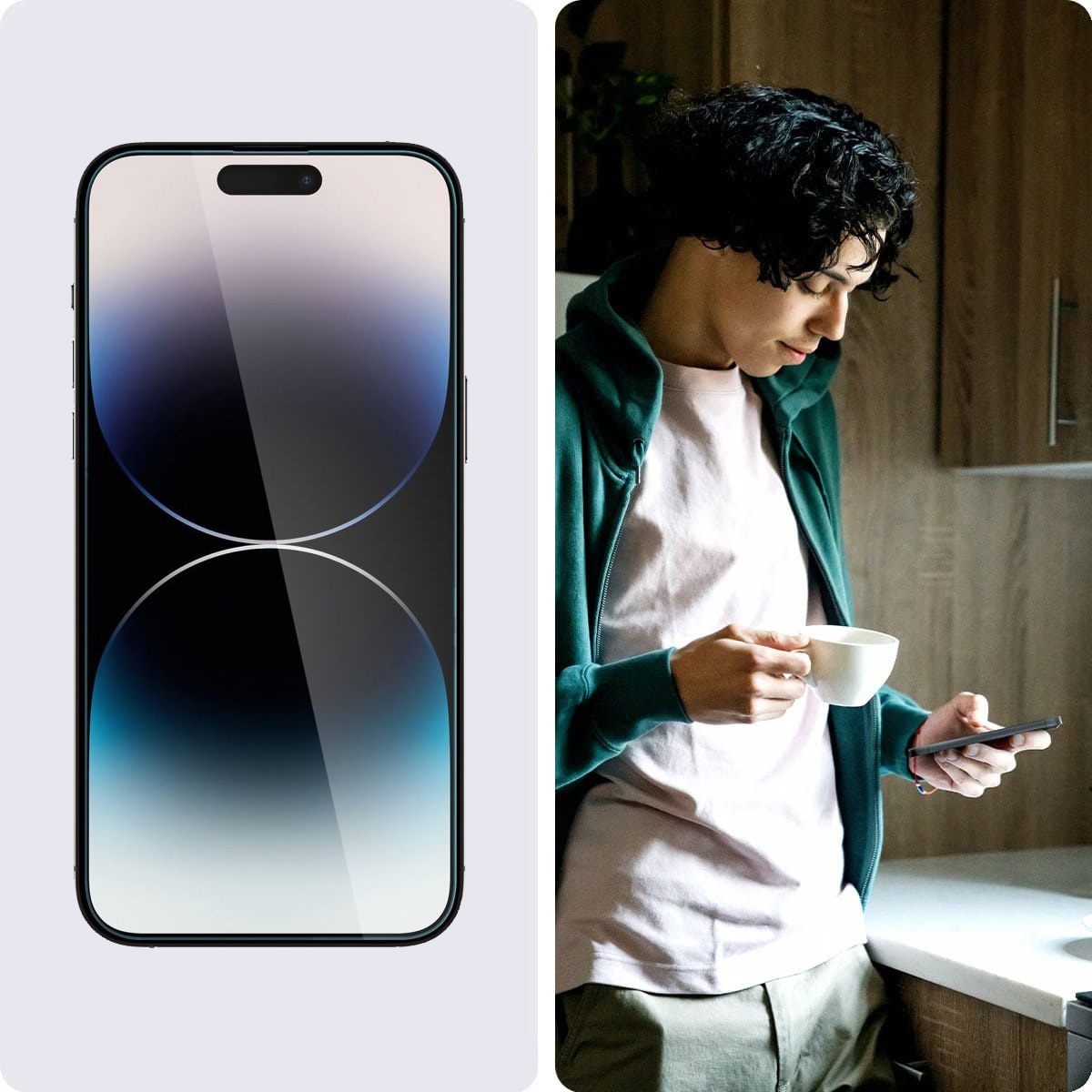 Szkło hartowane Spigen Glas.tr Slim 2-Pack Case Friendly dla iPhone 14 Pro